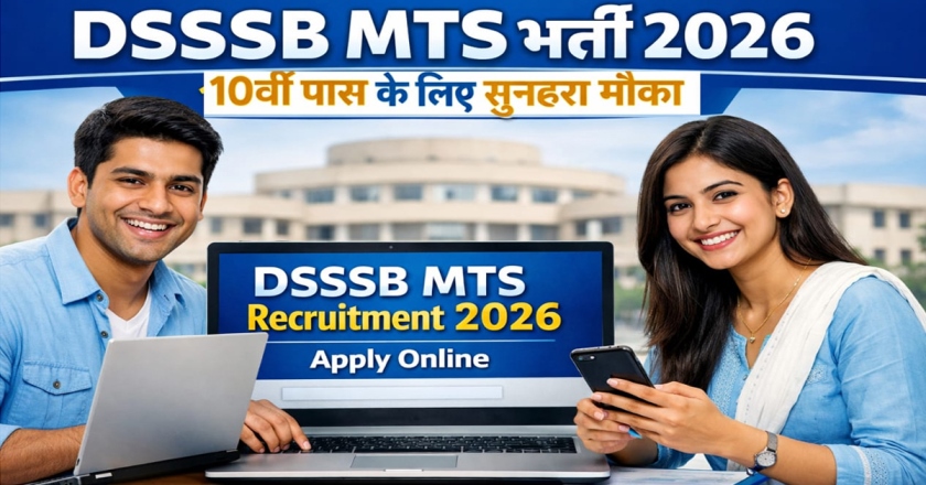 DSSSB MTS Recruitment 2026